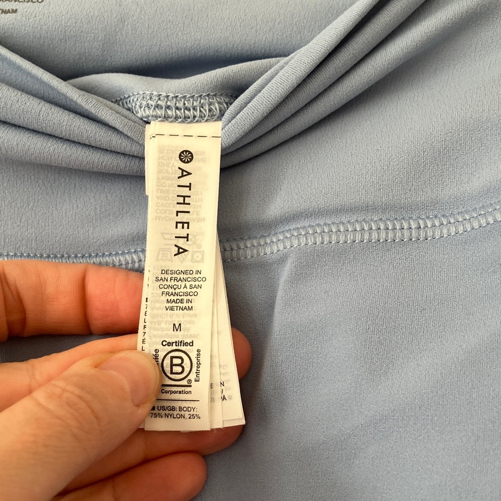Athleta Light Blue Transcend Leggings - Picture 5 of 5